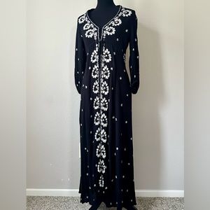 FREE PEOPLE Embroidered Fable Midi Dress (Size S)